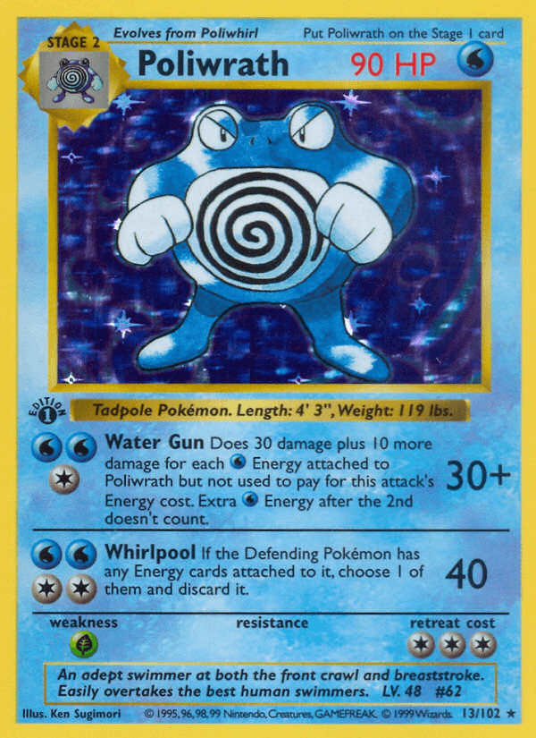 Poliwrath Pokémon card