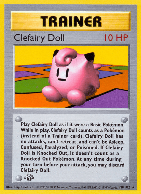 Clefairy Doll Pokémon card