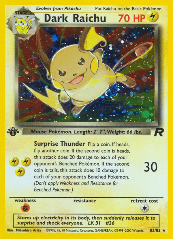 Dark Raichu — Rare Secret