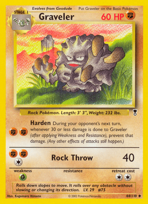 Graveler Pokémon card