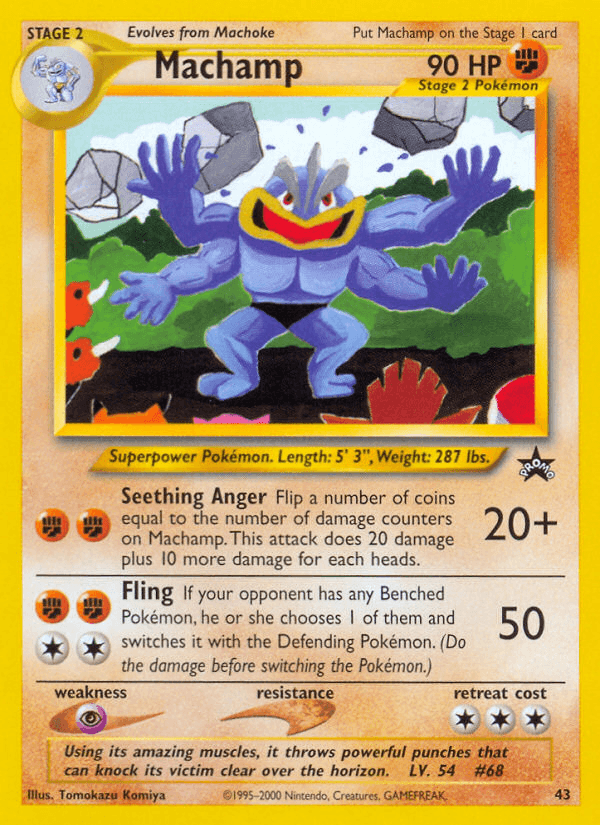 Machamp Pokémon card