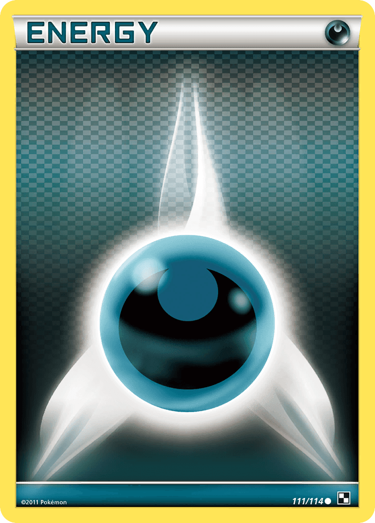 Darkness Energy Pokémon card