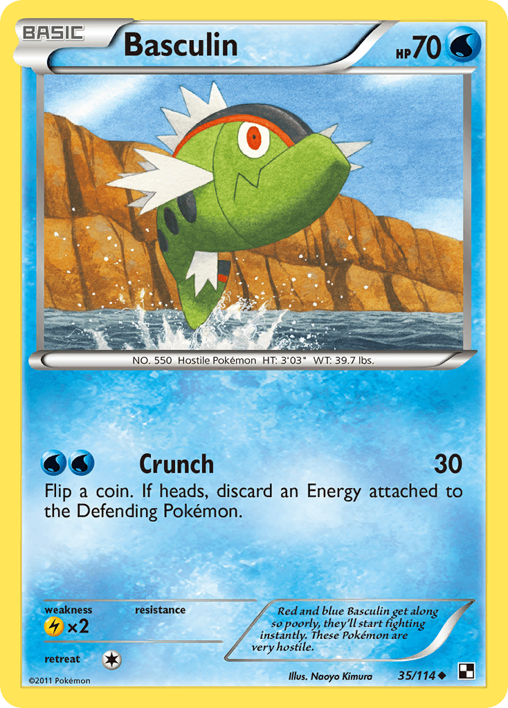 Basculin Pokémon card
