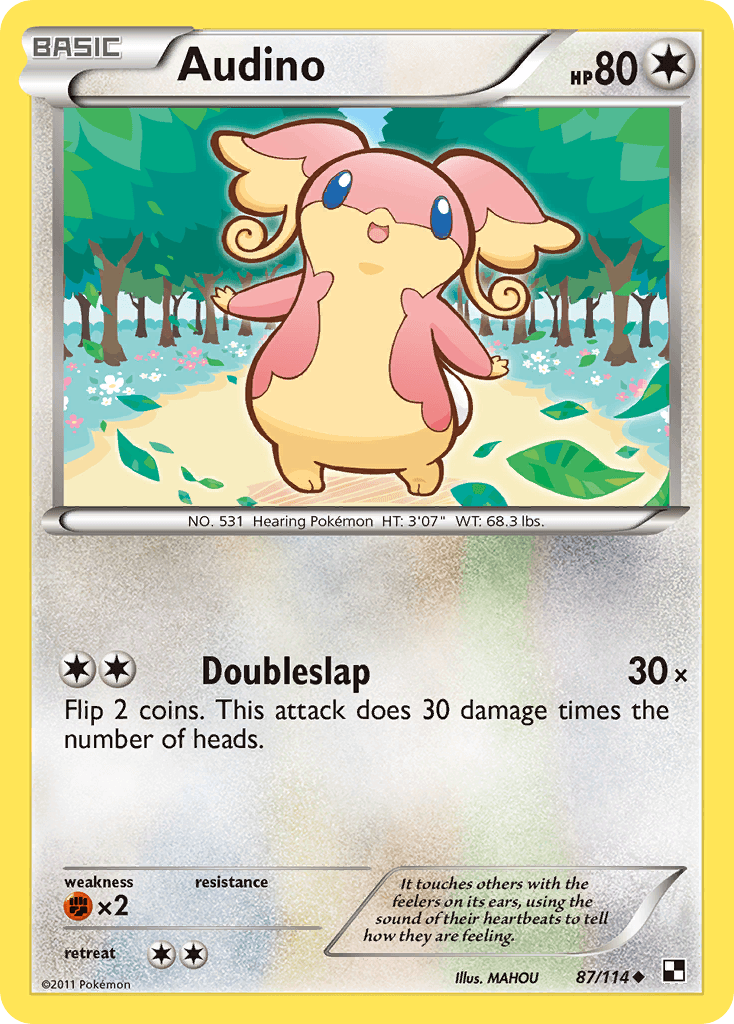 Audino Pokémon card