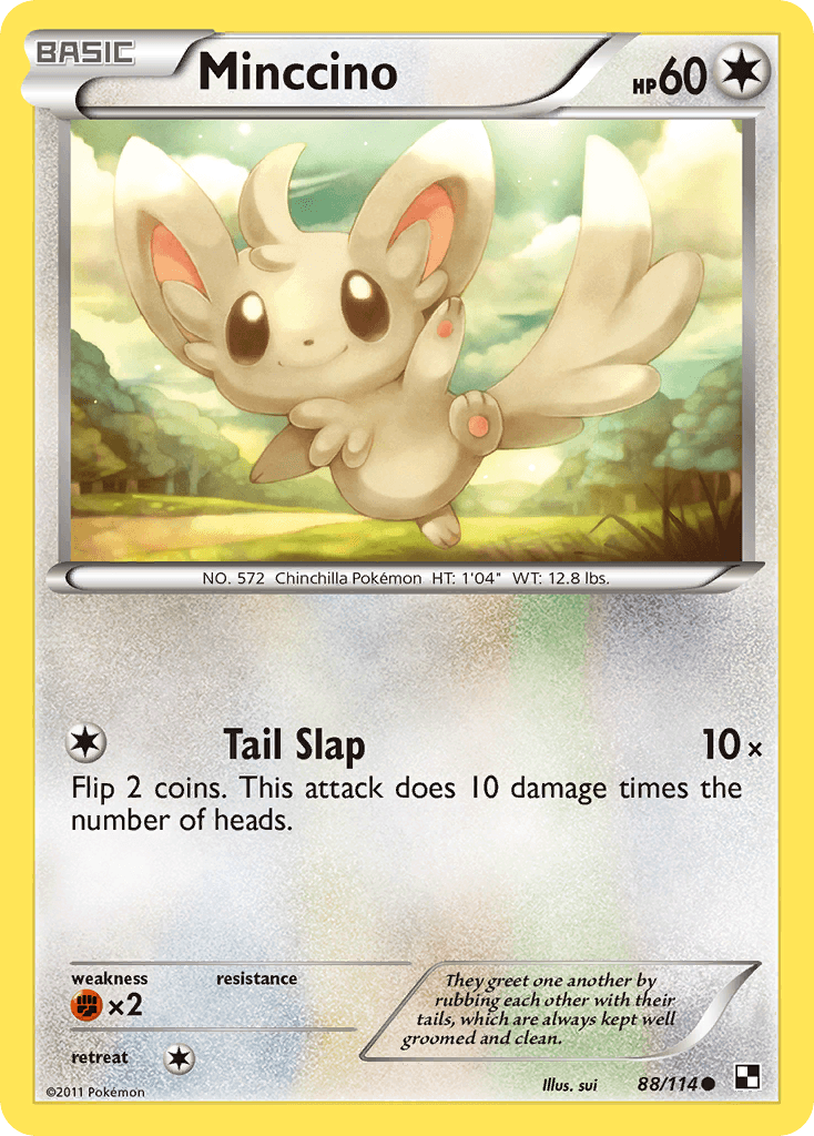 Minccino Pokémon card