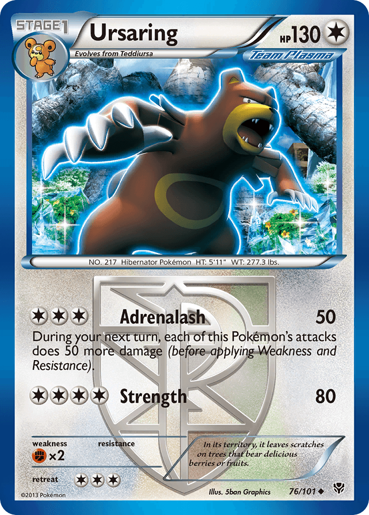 Ursaring Pokémon card