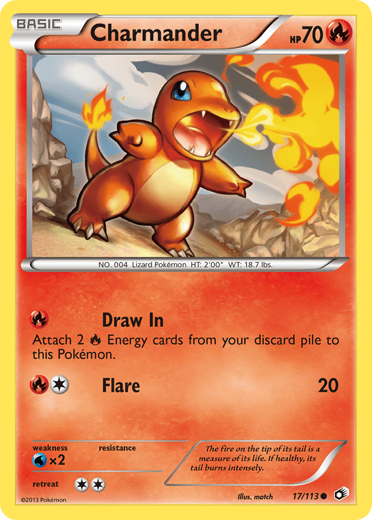 Charmander Pokémon card