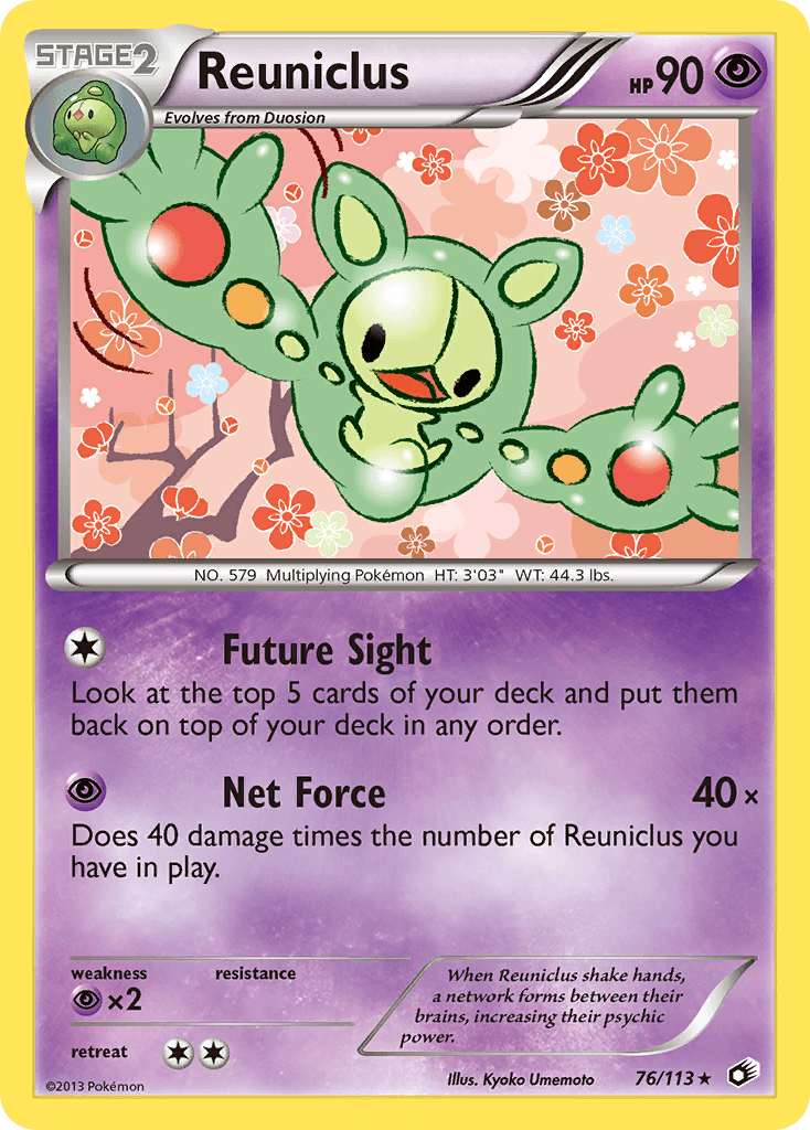 Reuniclus Pokémon card
