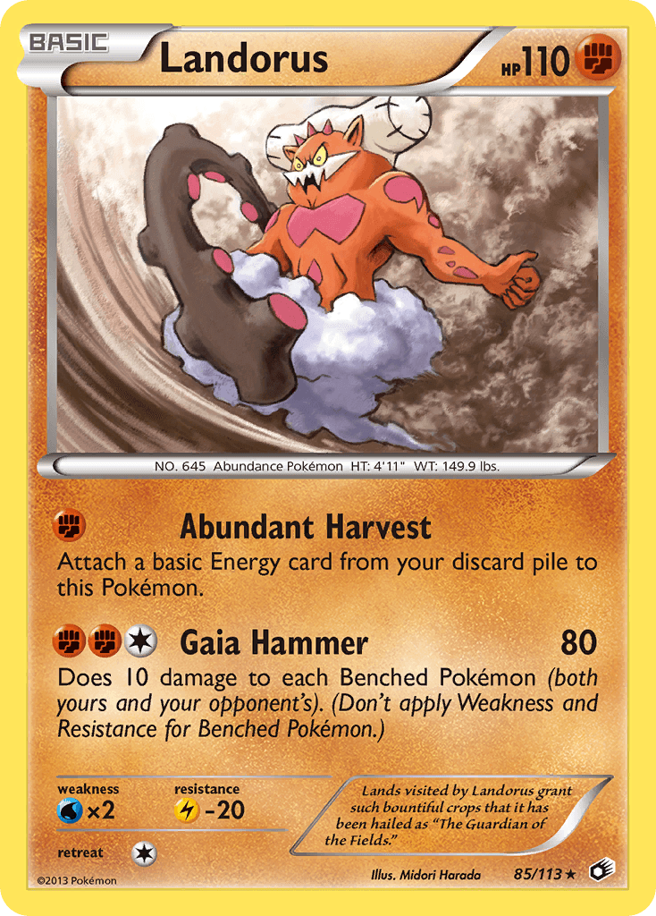 Landorus Pokémon card