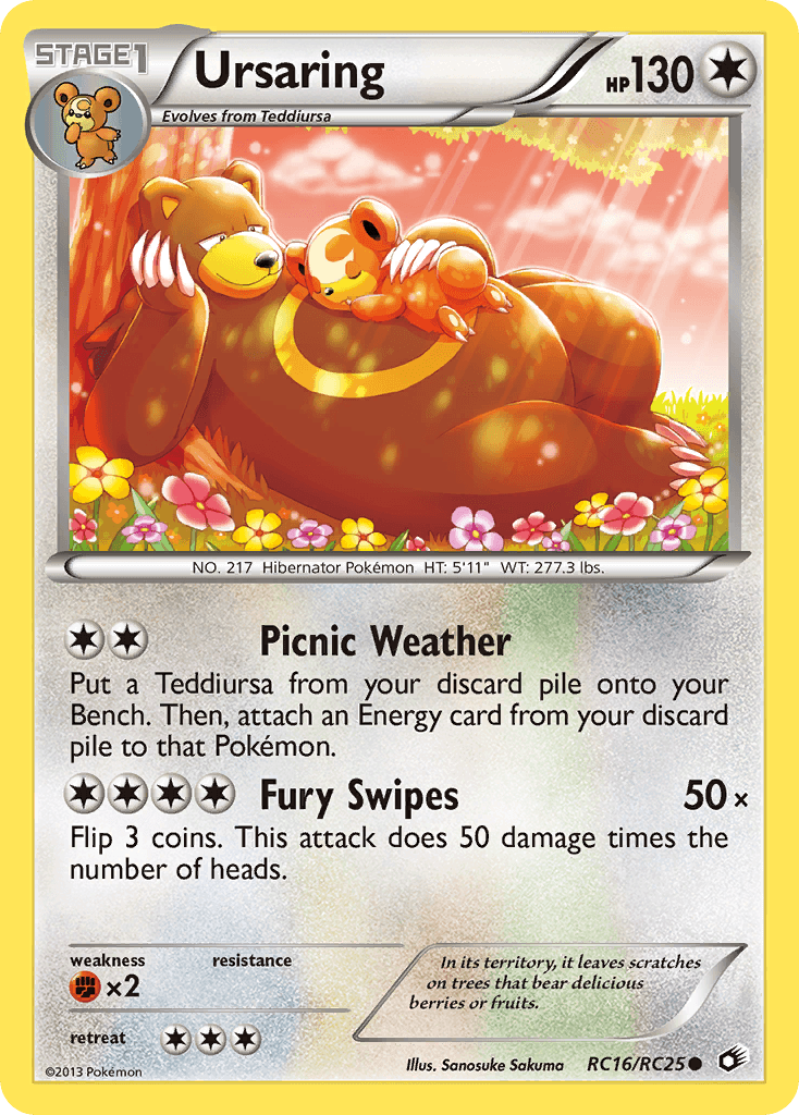 Ursaring Pokémon card