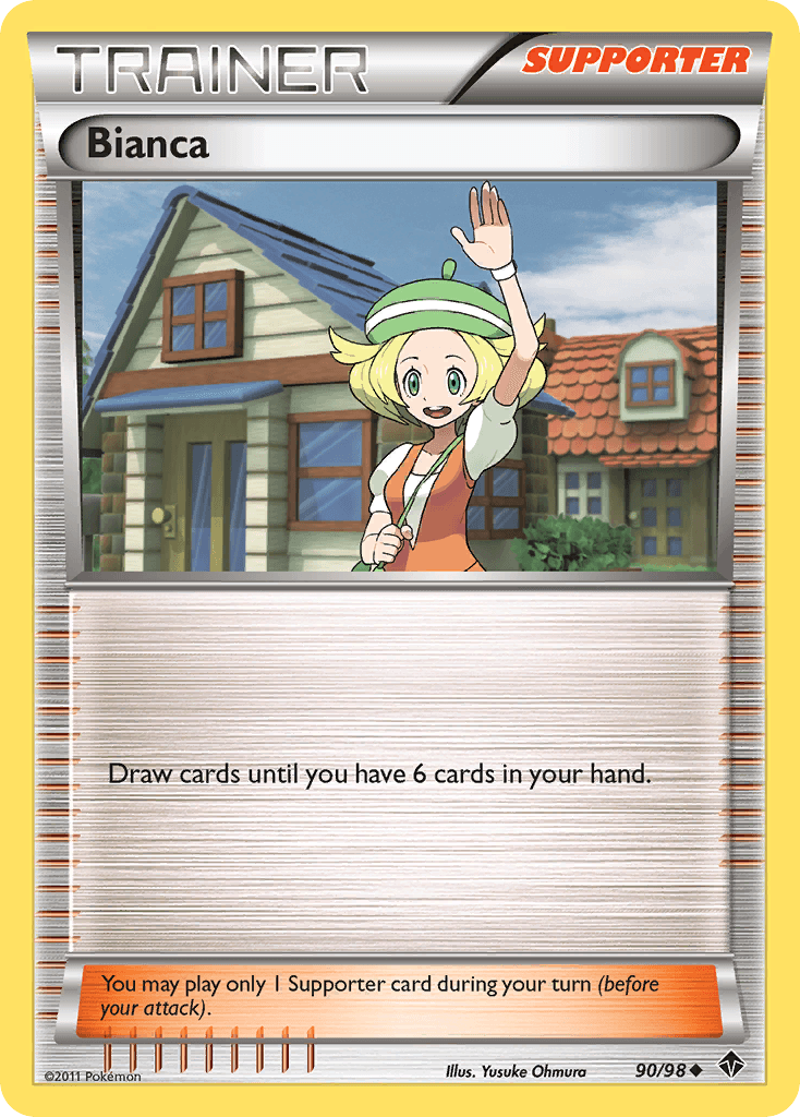 Bianca Pokémon card