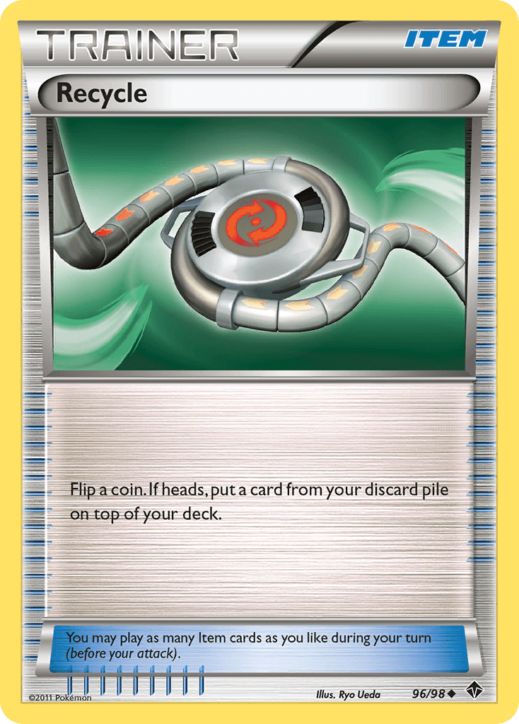 Recycle Pokémon card