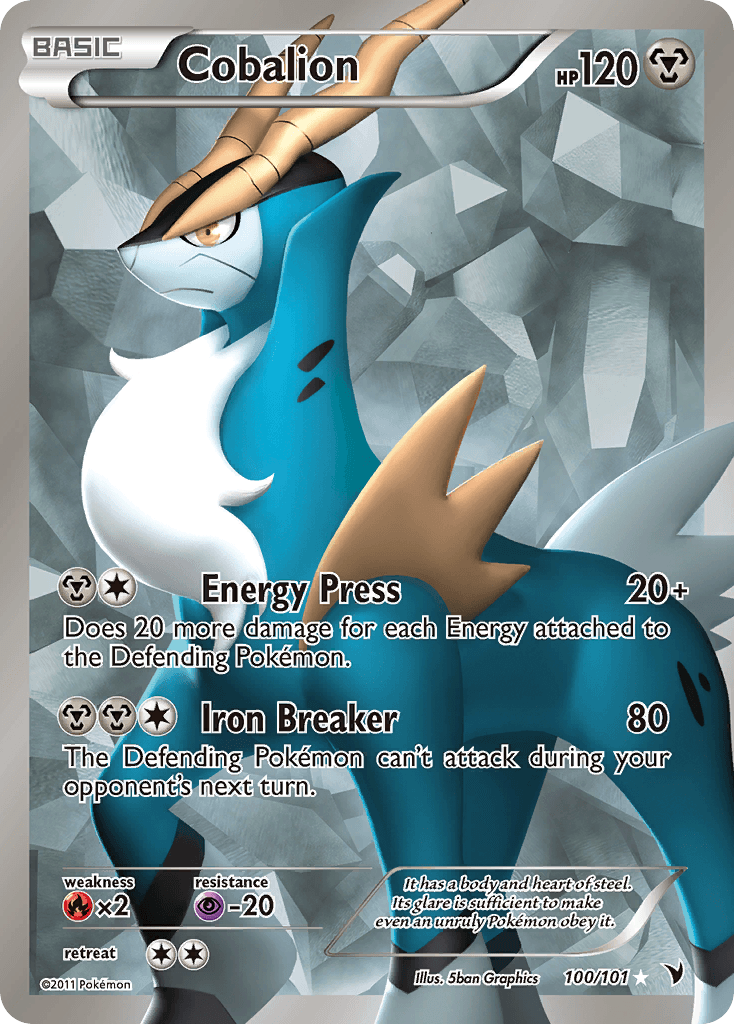 Cobalion Pokémon card