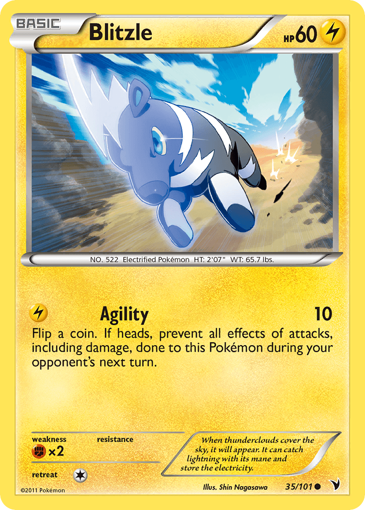 Blitzle Pokémon card