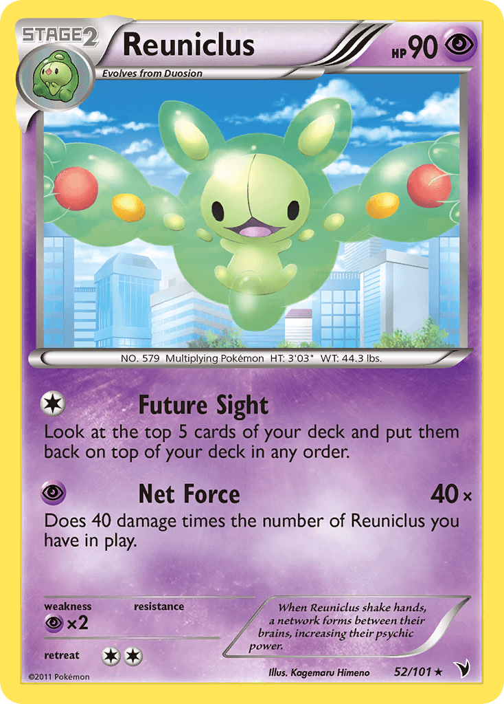 Reuniclus Pokémon card