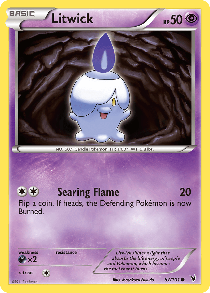 Litwick Pokémon card