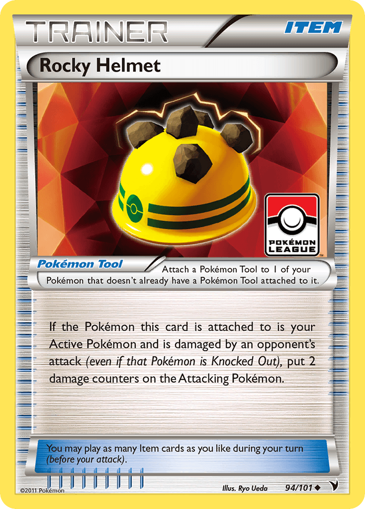 Rocky Helmet Pokémon card