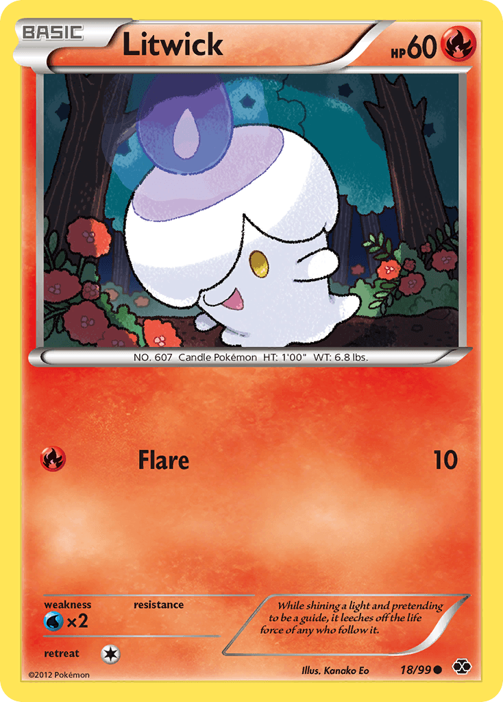 Litwick Pokémon card