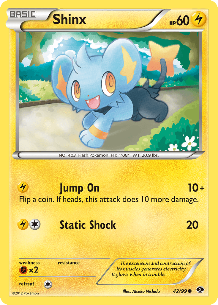 Shinx Pokémon card