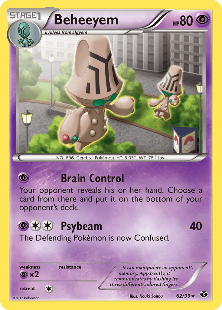 Beheeyem Pokémon card