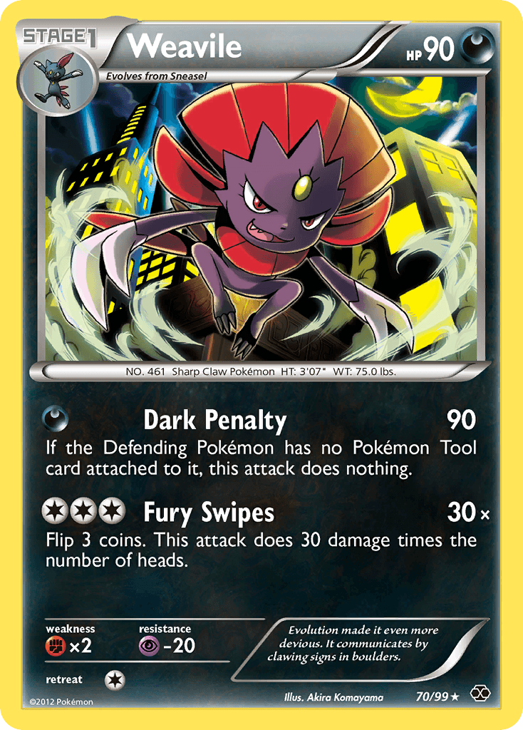 Weavile Pokémon card