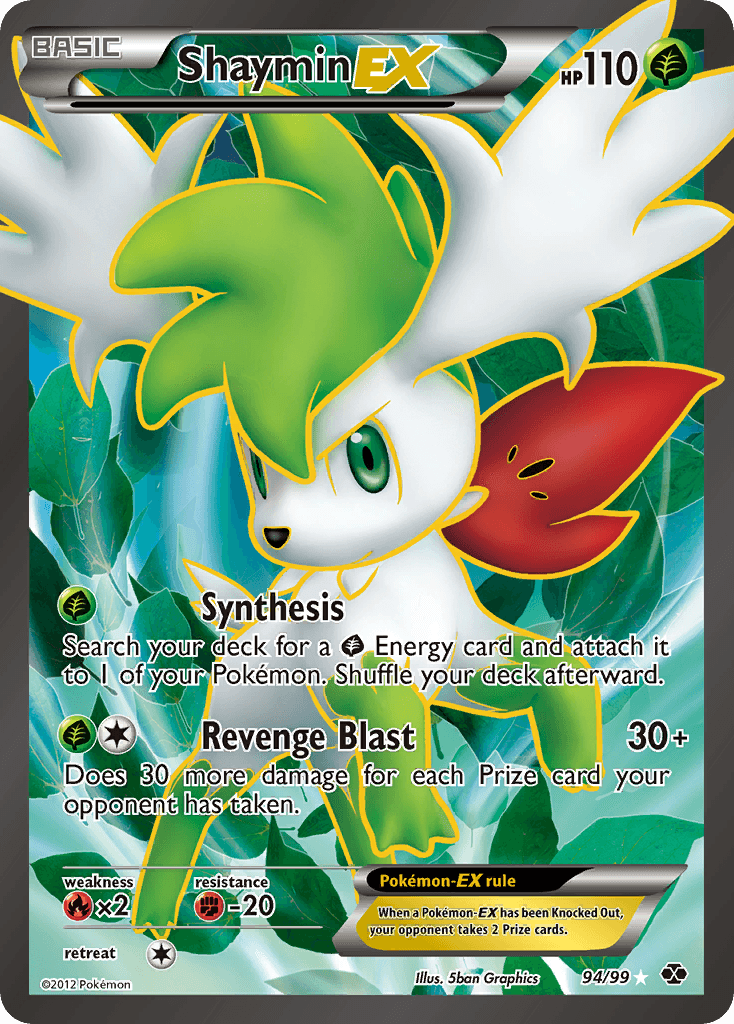 Shaymin-EX Pokémon card