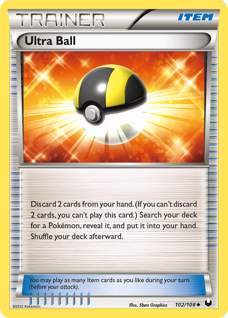 Ultra Ball Pokémon card