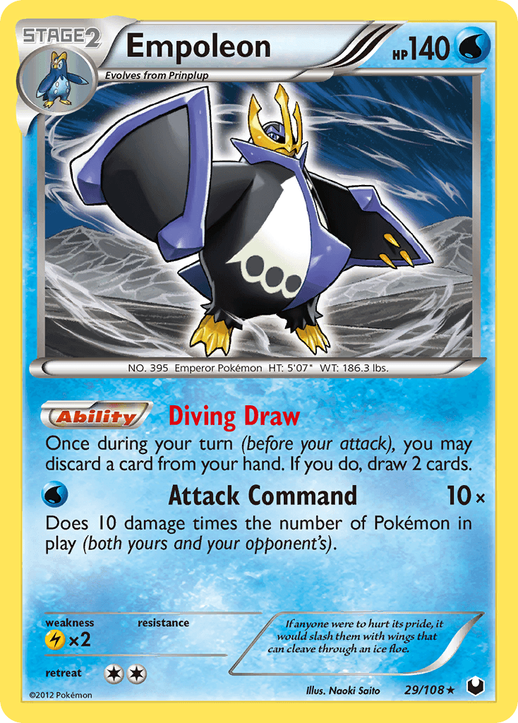 Empoleon Pokémon card