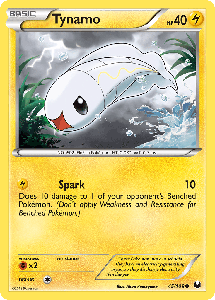 Tynamo Pokémon card