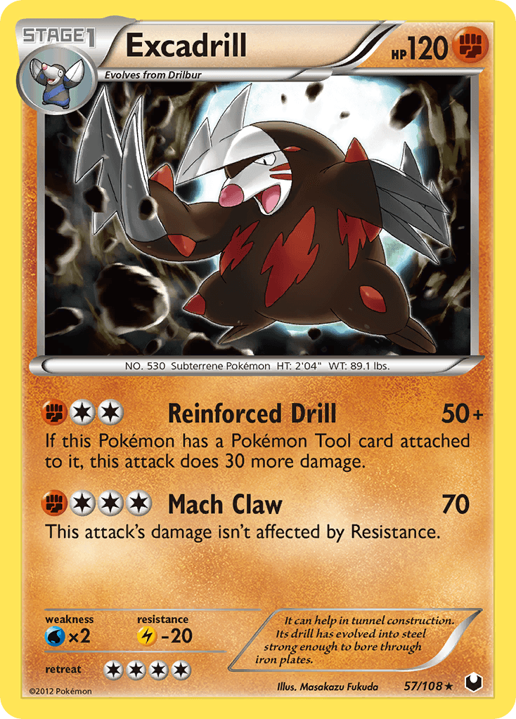 Excadrill Pokémon card