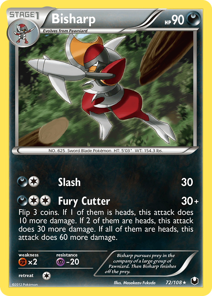 Bisharp Pokémon card