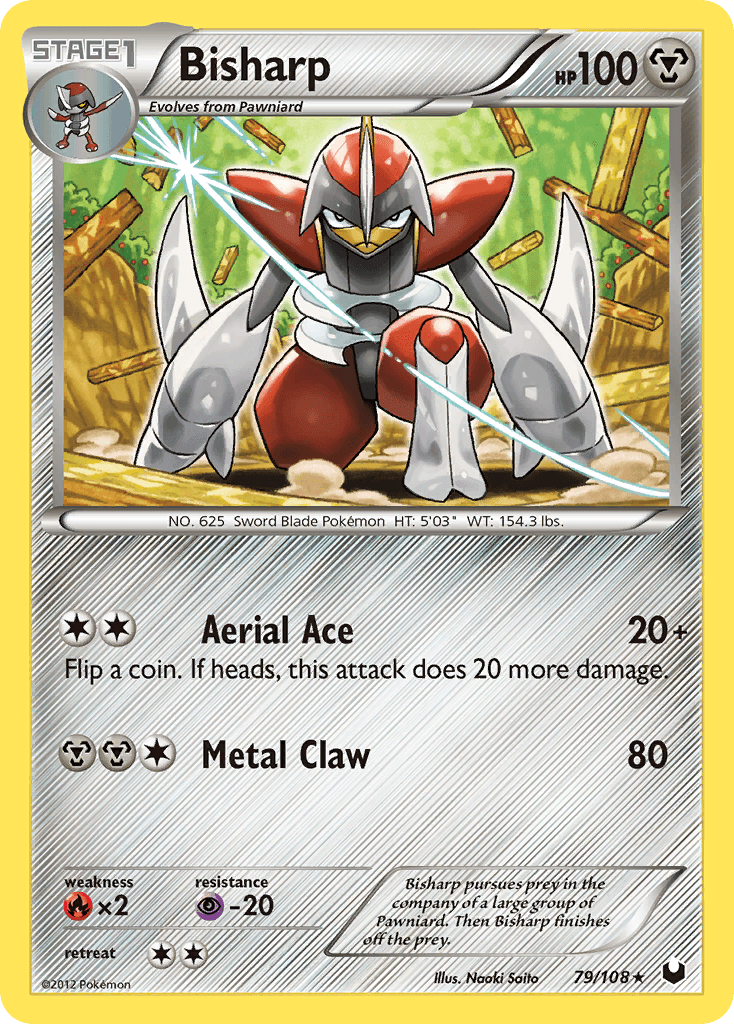 Bisharp Pokémon card