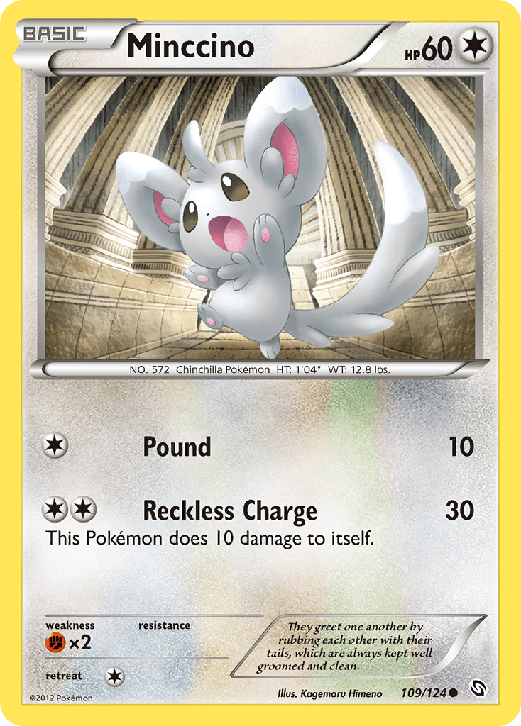 Minccino Pokémon card