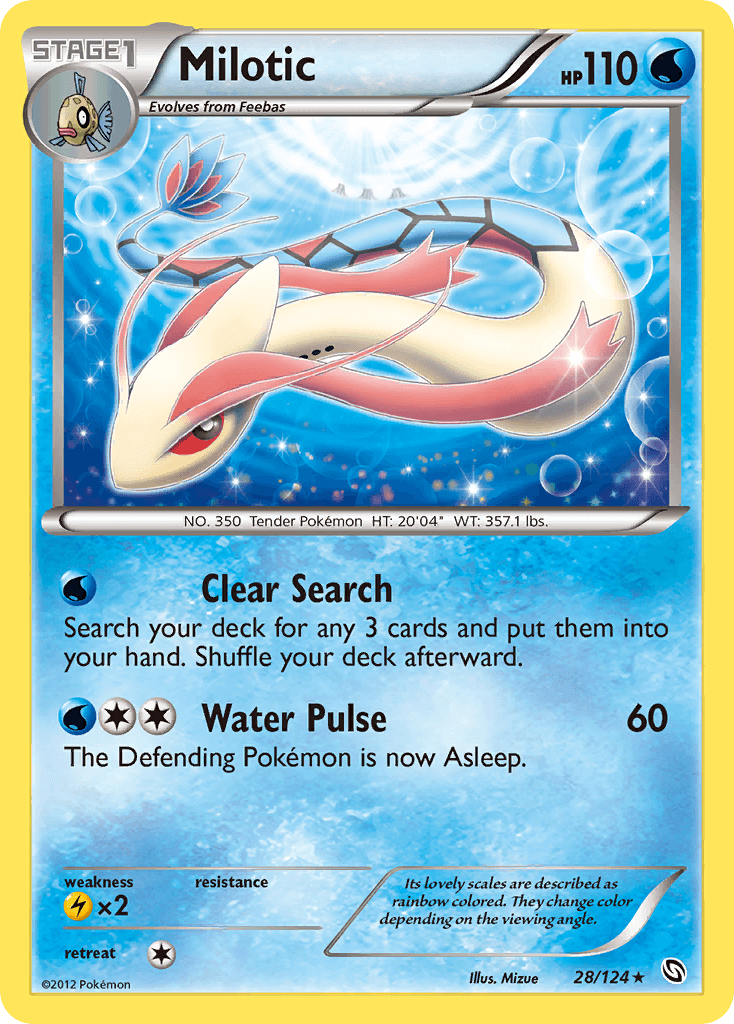 Milotic Pokémon card