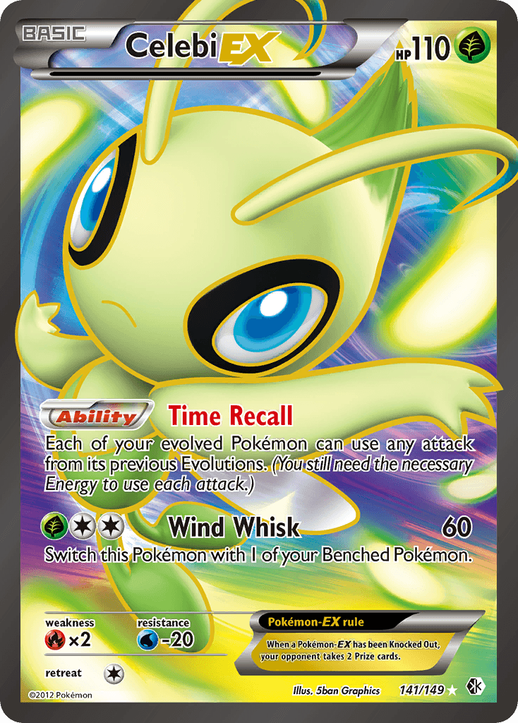 Celebi-EX from Boundaries Crossed
