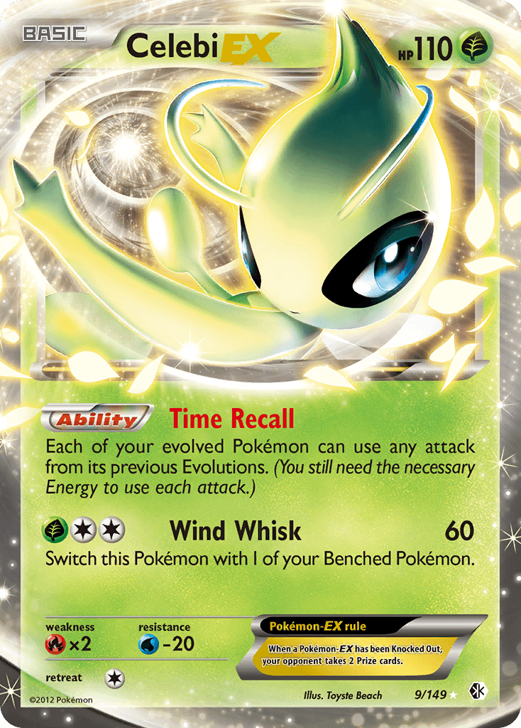 Celebi-EX from Boundaries Crossed