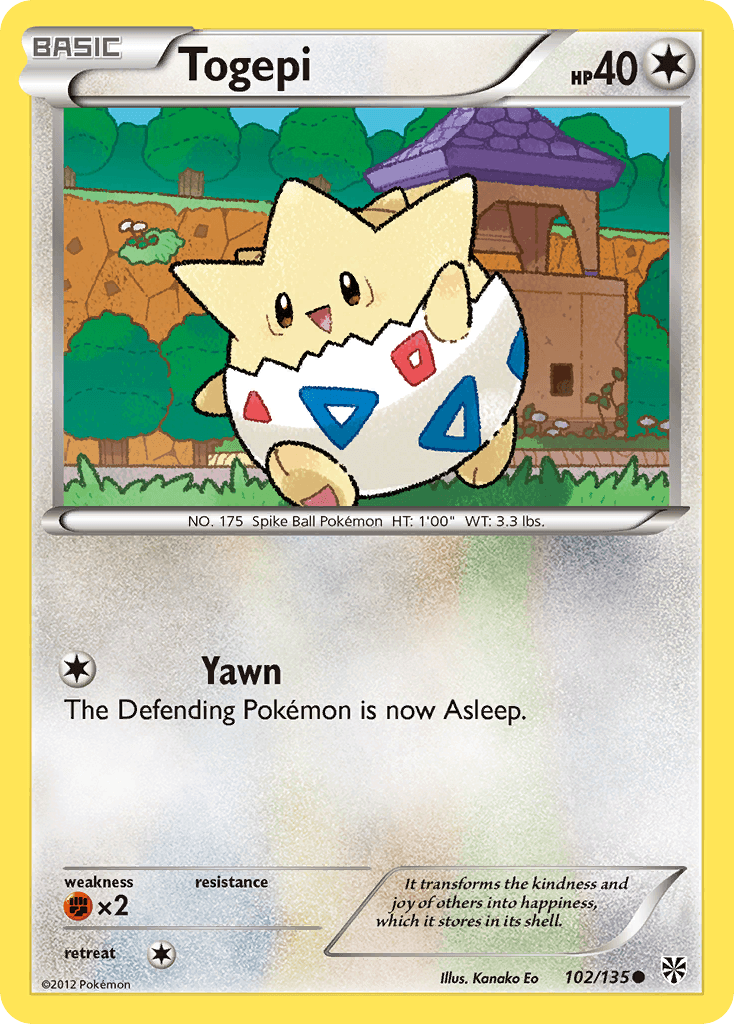 Togepi Pokémon card