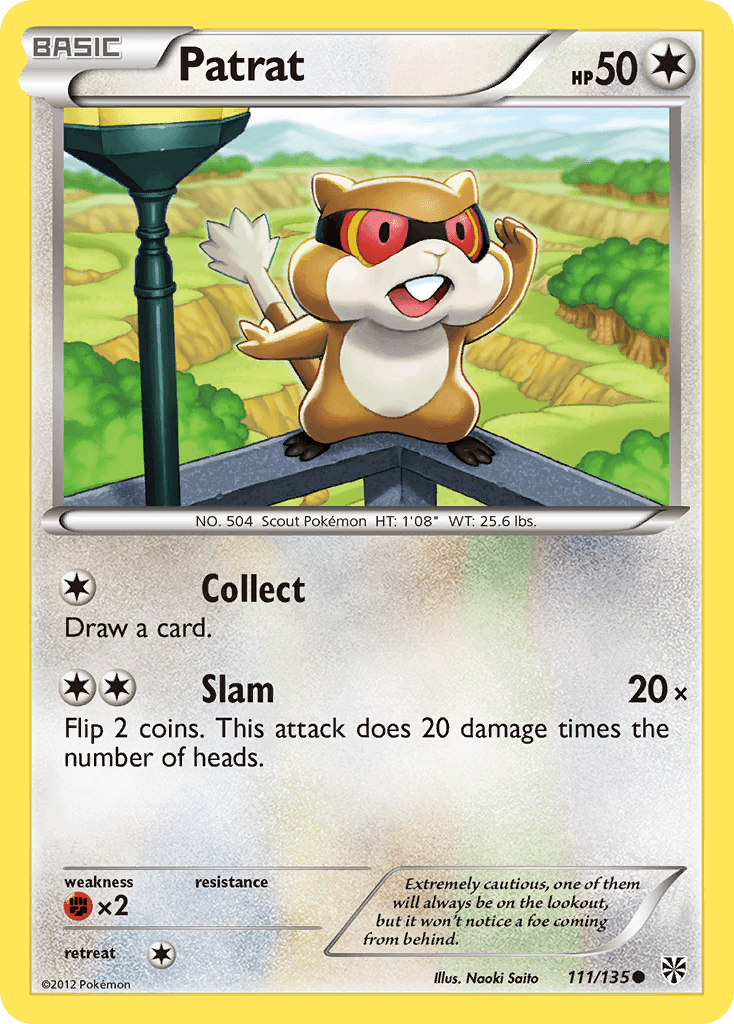 Patrat Pokémon card