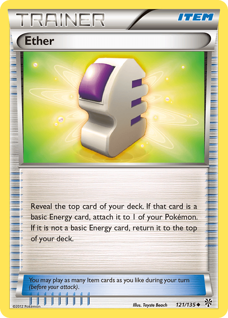 Ether Pokémon card