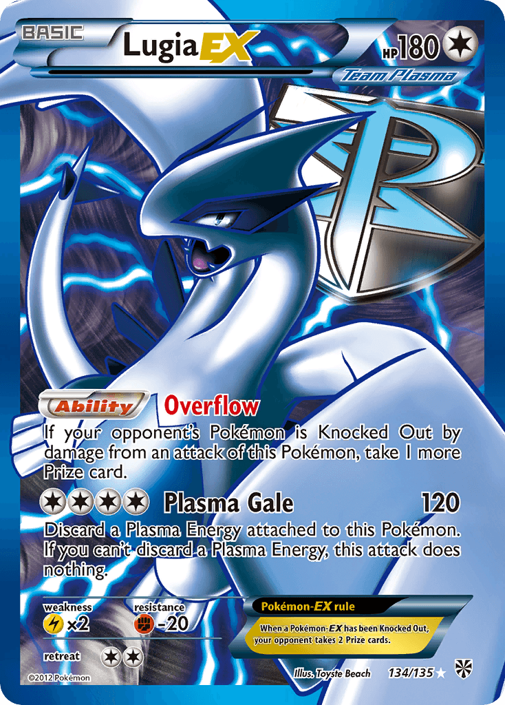 Lugia-EX from Plasma Storm
