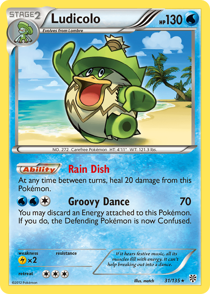 Ludicolo Pokémon card