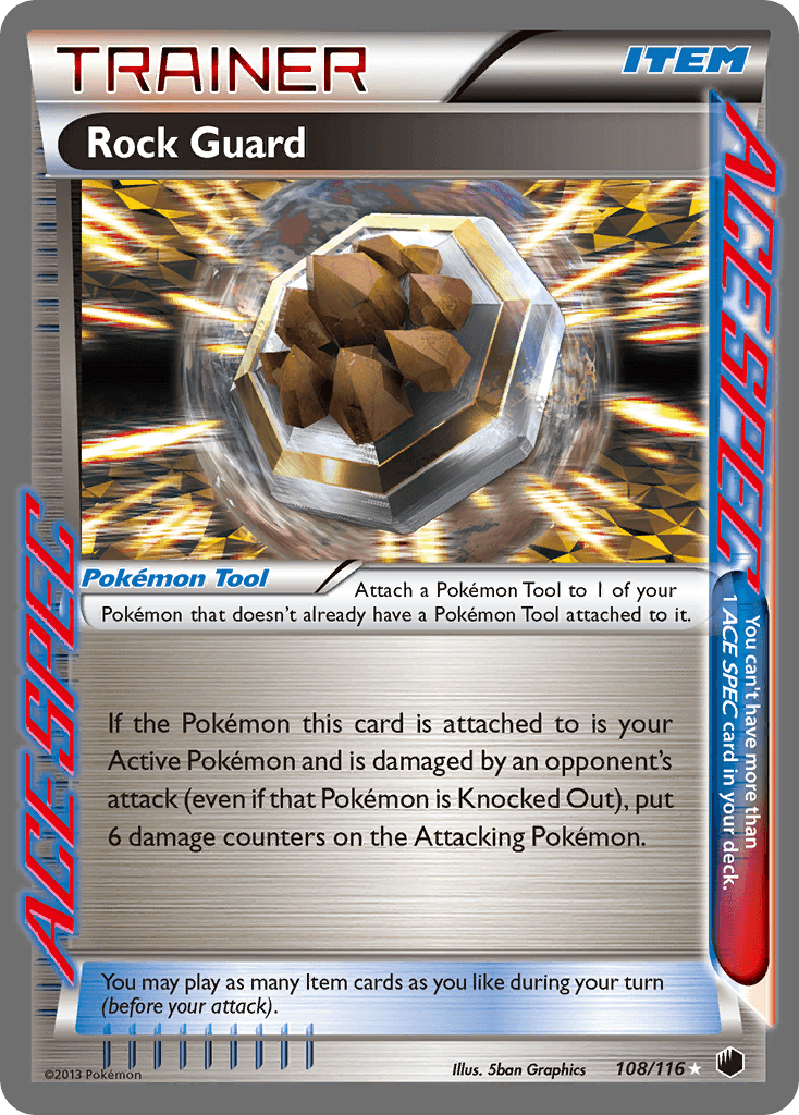 Rock Guard Pokémon card