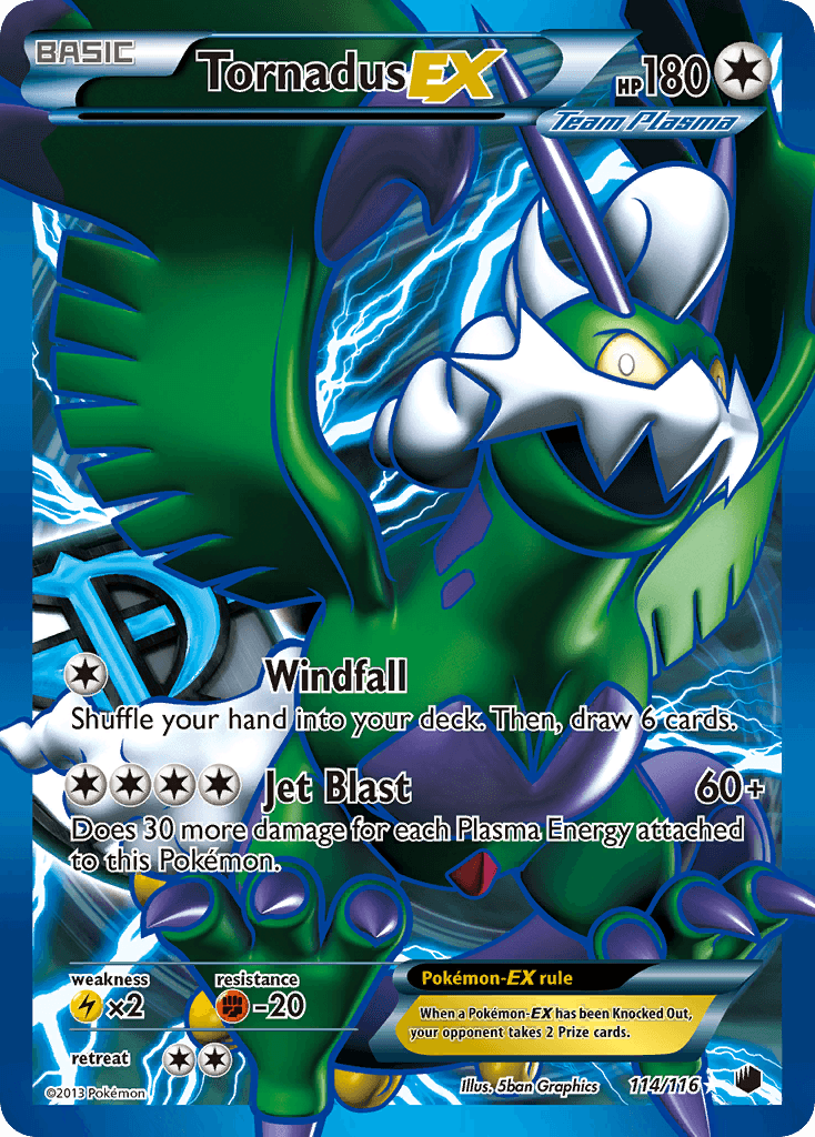 Tornadus-EX Pokémon card