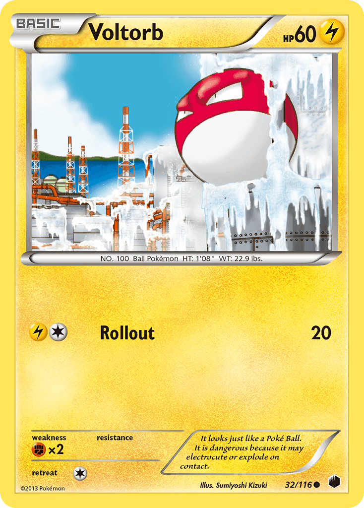 Voltorb Pokémon card