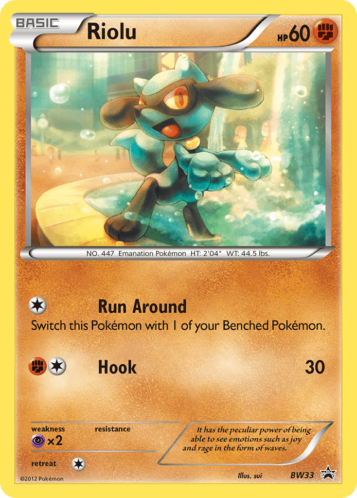 Riolu Pokémon card