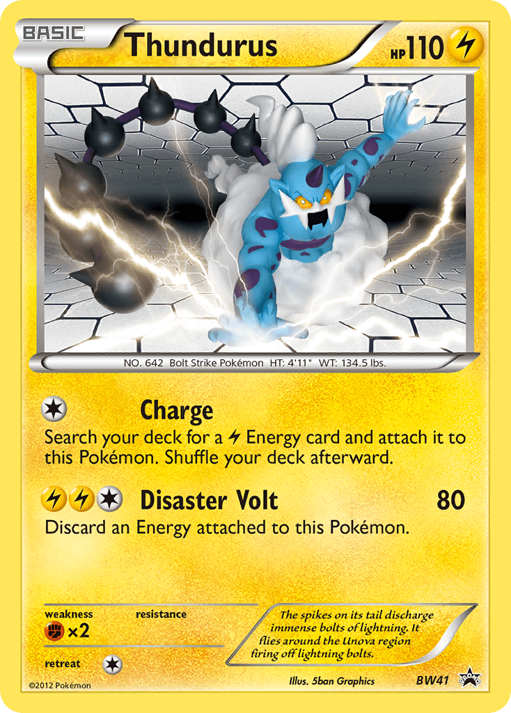 Thundurus Pokémon card