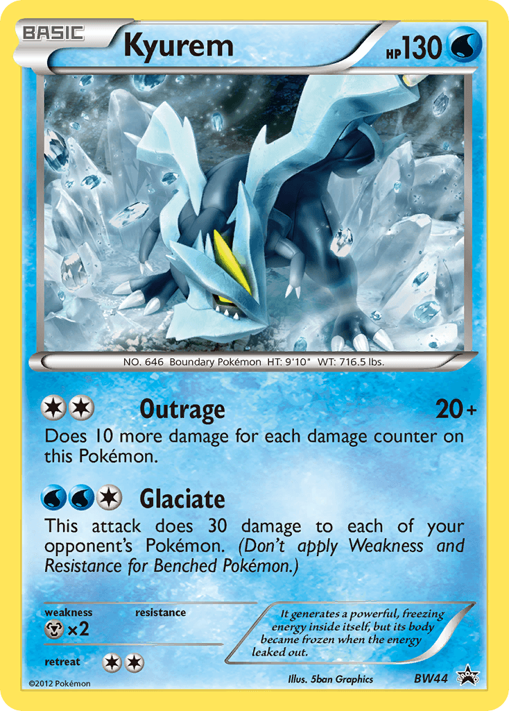 Kyurem Pokémon card