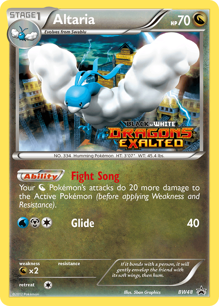 Altaria Pokémon card