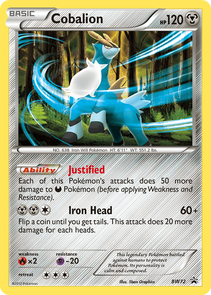 Cobalion Pokémon card