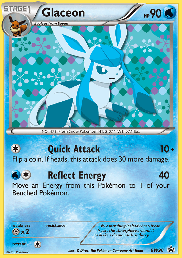Glaceon Pokémon card